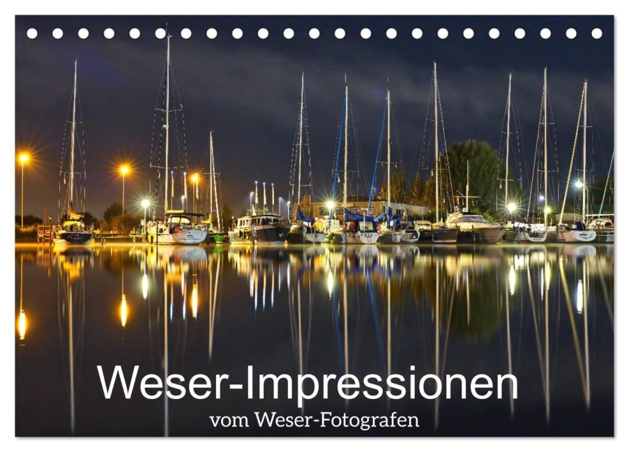 Weser-Impressionen (Tischkalender 2026 DIN A5 quer), CALVENDO Monatskalender - 