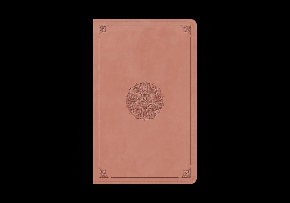 ESV Thinline Bible, Indexed (Trutone, Blush Rose, Emblem Design) - 