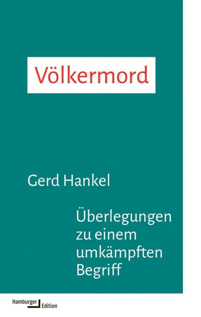 Völkermord - Gerd Hankel