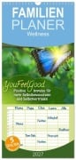Cover-Bild zum Titel 'Familienplaner 2027 - YouFeelGood - Positive Impulse für mehr Selbstbewusstsein und Selbstvertrauen mit 5 Spalten (Wandkalender, 21 x 45 cm) CALVENDO' von 'Gaby Shayana Hoffmann'