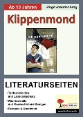 Cover-Bild zum Titel 'Klippenmond - Literaturseiten' von 'Birgit Brandenburg'