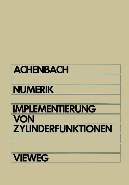 Numerik - Johann-Jost Achenbach