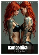 Cover-Bild zum Titel 'Hautgeflüster in Farbe (Tischkalender 2026 DIN A5 hoch), CALVENDO Monatskalender' von 'Ally Bee'