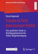 Cover-Bild zum Titel 'Frauen im Feld kommunaler Politik' von 'Nicole Najemnik'