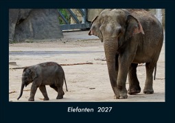 Cover-Bild zum Titel 'Elefanten  2027 Fotokalender DIN A4' von 'Tobias Schmitt, Kevin Heber'