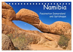 Cover-Bild zum Titel 'Namibia - Faszination Damaraland und Spitzkoppe (Tischkalender 2026 DIN A5 quer), CALVENDO Monatskalender' von 'Herbert Böck'