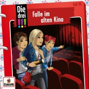 Cover-Bild zum Titel 'Die drei !!! 95: Falle im alten Kino' von 'Maja von Vogel'