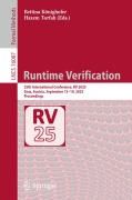 Cover-Bild zum Titel 'Runtime Verification' von ''