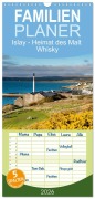 Cover-Bild zum Titel 'Familienplaner 2026 - Islay - Heimat des Malt Whisky mit 5 Spalten (Wandkalender, 21 x 45 cm) CALVENDO' von 'Egid Orth'