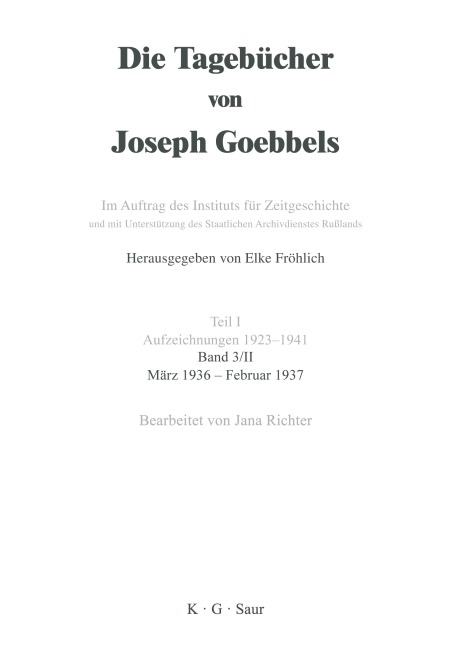März 1936 - Februar 1937 - 