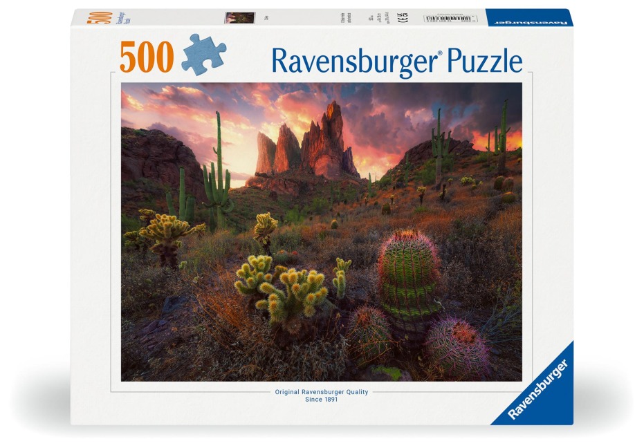 Erwachsenenpuzzle 500 Teile - Kakteen - 