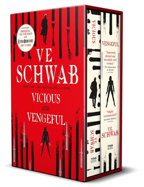 Vicious and Vengeful Slipcase - V. E. Schwab