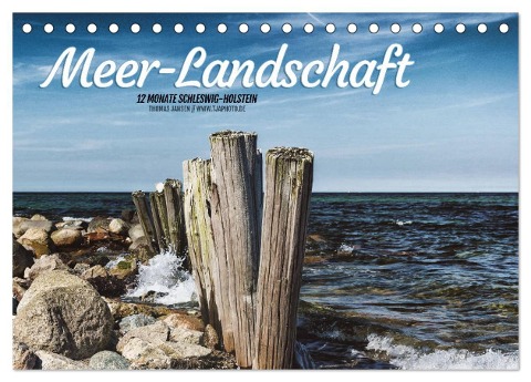 Meer-Landschaft - 12 Monate Schleswig Holstein (Tischkalender 2024 DIN A5 quer), CALVENDO Monatskalender - Thomas Jansen