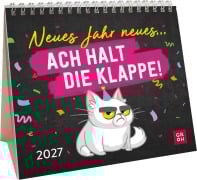 Cover-Bild zum Titel 'Mini-Kalender 2027: Neues Jahr neues ... ach halt die Klappe!' von ''