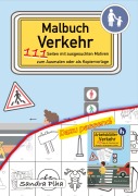 Cover-Bild zum Titel 'KitaFix Malbuch Verkehr' von 'Sandra Plha'