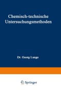 Cover-Bild zum Titel 'Chemisch-technische Untersuchungsmethoden' von ''