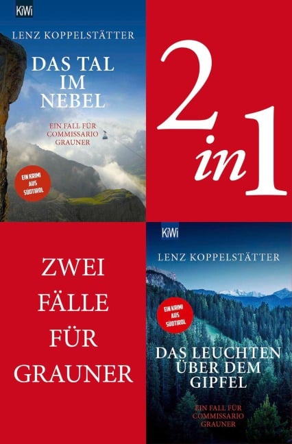 Zwei Fälle für Commissario Grauner (2in1-Bundle) - Lenz Koppelstätter