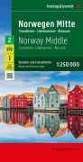 Cover-Bild zum Titel 'Norwegen Mitte, Straßen- und Freizeitkarte 1:250.000, freytag & berndt' von ''
