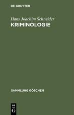 Kriminologie - Hans Joachim Schneider