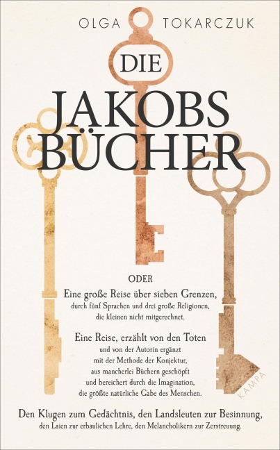 Die Jakobsbücher - Olga Tokarczuk