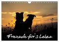 Hunde - Freunde für's Leben (Wandkalender 2024 DIN A4 quer), CALVENDO Monatskalender - Elke Schulz