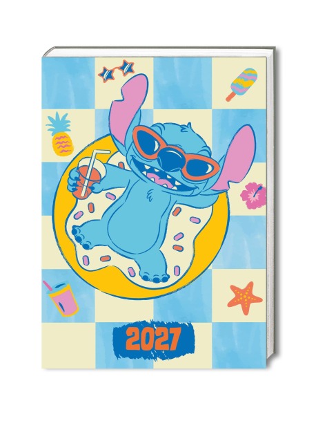 Disney Lilo und Stitch - A5-Tischkalender 2027 - 