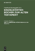 Hebräiches Wörterbuch zu den Psalmen - Johannes Herrmann