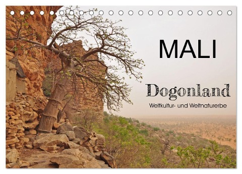 Mali - Dogonland - Weltkultur- und Weltnaturerbe (Tischkalender 2025 DIN A5 quer), CALVENDO Monatskalender - Claudia Veh