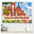Meißen und seine Wahrzeichen (hochwertiger Premium Wandkalender 2024 DIN A2 quer), Kunstdruck in Hochglanz - Nina Schwarze