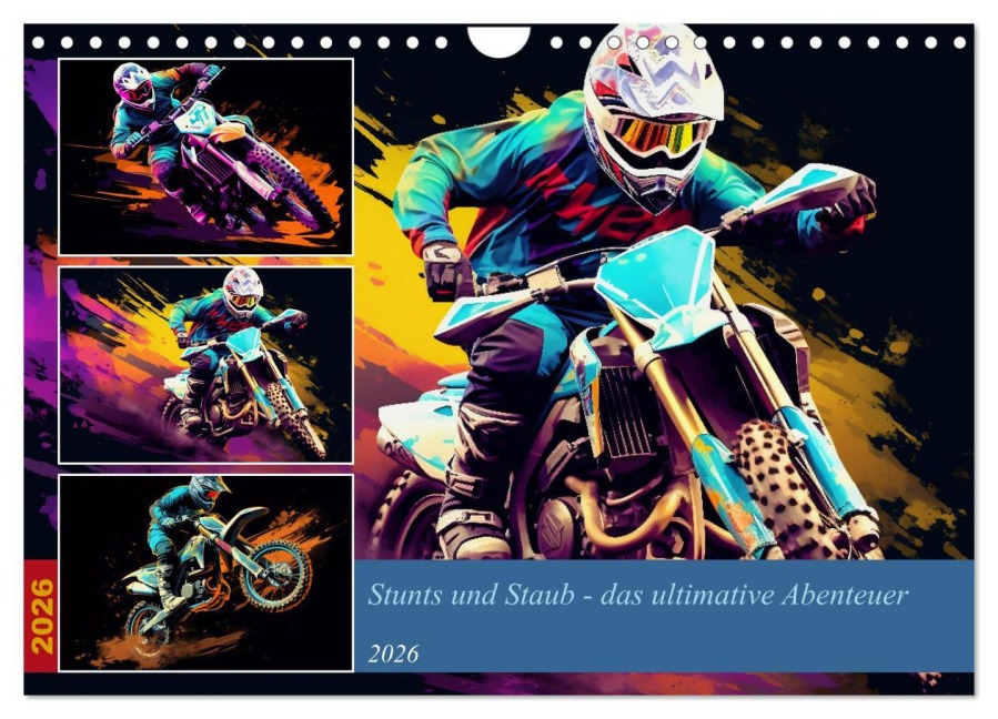 Stunts und Staub - das ultimative Abenteuer (Wandkalender 2026 DIN A4 quer), CALVENDO Monatskalender - Steffen Gierok-Latniak