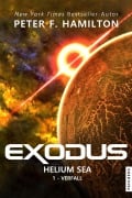 Cover-Bild zum Titel 'Exodus Helium Sea 1' von 'Peter F. Hamilton'