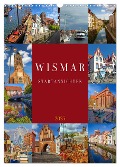 Wismar Stadtansichten (Wandkalender 2025 DIN A3 hoch), CALVENDO Monatskalender - Holger Felix