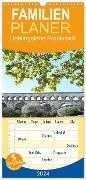 Familienplaner 2024 - Lieblingsland Frankreich mit 5 Spalten (Wandkalender, 21 x 45 cm) CALVENDO - Flori Flori0
