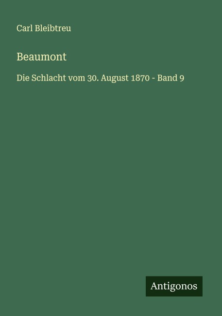 Beaumont - Carl Bleibtreu
