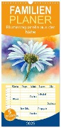 Familienplaner 2025 - Blumenaquarelle aus der Nähe mit 5 Spalten (Wandkalender, 21 x 45 cm) CALVENDO - Jitka Krause