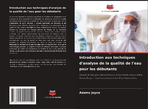 Introduction aux techniques d'analyse de la qualité de l'eau pour les débutants - Adams Joyce
