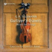 Cover-Bild zum Titel 'Georg Philipp Telemann: Gulliver s Travels - Works' von 'Capricornus Consort Basel'