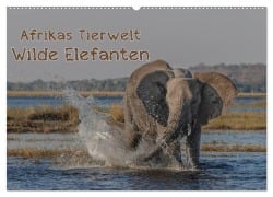 Cover-Bild zum Titel 'Afrikas Tierwelt - Wilde Elefanten (Wandkalender 2026 DIN A2 quer), CALVENDO Monatskalender' von 'Michael Voß'
