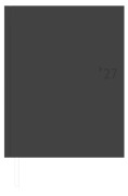 Cover-Bild zum Titel 'Wochenbuch anthrazit Leine Register 1W/2S 2027' von ''