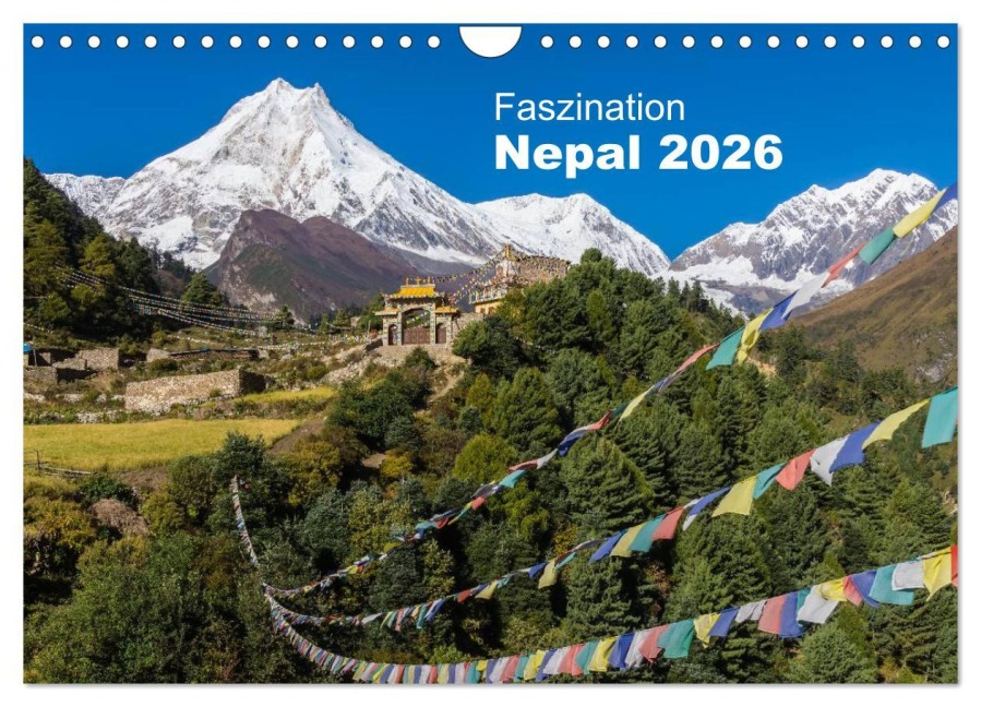 Faszination Nepal (Wandkalender 2026 DIN A4 quer), CALVENDO Monatskalender - Jens König