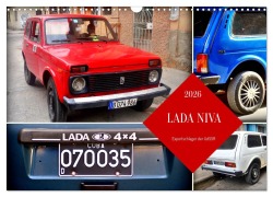 Cover-Bild zum Titel 'LADA NIVA - Exportschlager der UdSSR (Wandkalender 2026 DIN A3 quer), CALVENDO Monatskalender' von 'Henning von Löwis of Menar'