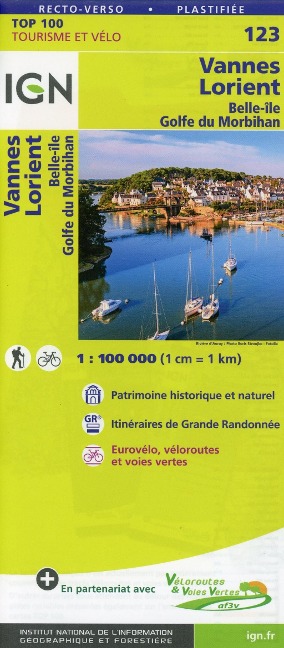 Vannes Lorient 1:100 000 - 