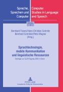 Cover-Bild zum Titel 'Sprachtechnologie, mobile Kommunikation und linguistische Ressourcen' von ''