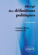 Cover-Bild zum Titel 'Abrégé des définitions politiques' von 'Yves-Marie Adeline'