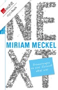 Cover-Bild zum Titel 'NEXT' von 'Miriam Meckel'