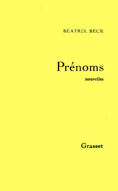 Prénoms - Béatrix Beck