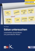 Cover-Bild zum Titel 'Sätze untersuchen' von 'Ann Peyer'