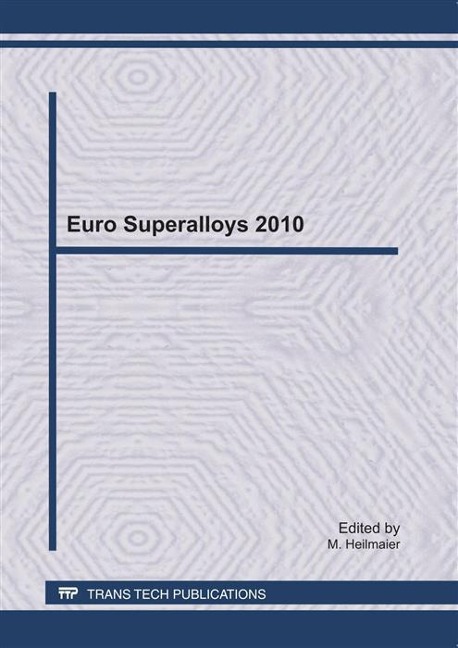 Euro Superalloys 2010 - 