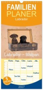 Cover-Bild zum Titel 'Familienplaner 2027 - Labrador - Welpen mit 5 Spalten (Wandkalender, 21 x 45 cm) CALVENDO' von 'Heiko Eschrich -Heschfoto'