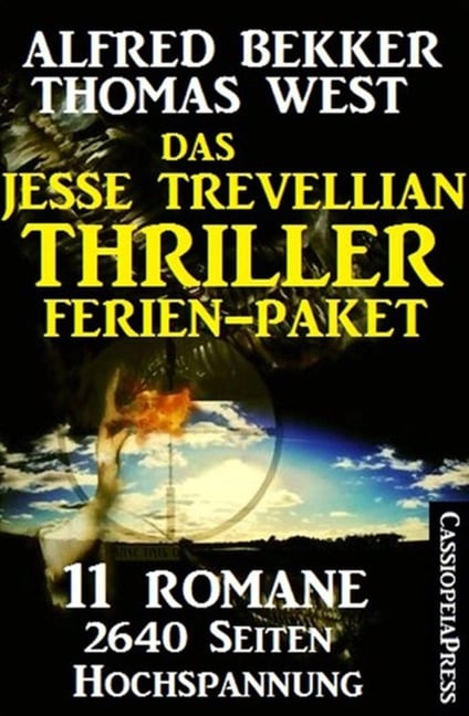 Das Jesse Trevellian Thriller Ferien-Paket: 11 Romane - Alfred Bekker, Thomas West